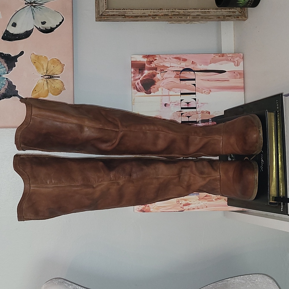 Steve Madden "Renegade" leather over the knee boots